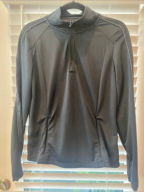Mondetta Performance Luxury 1/4-Zip Pullover Black Large 1/4-Zip Pullover